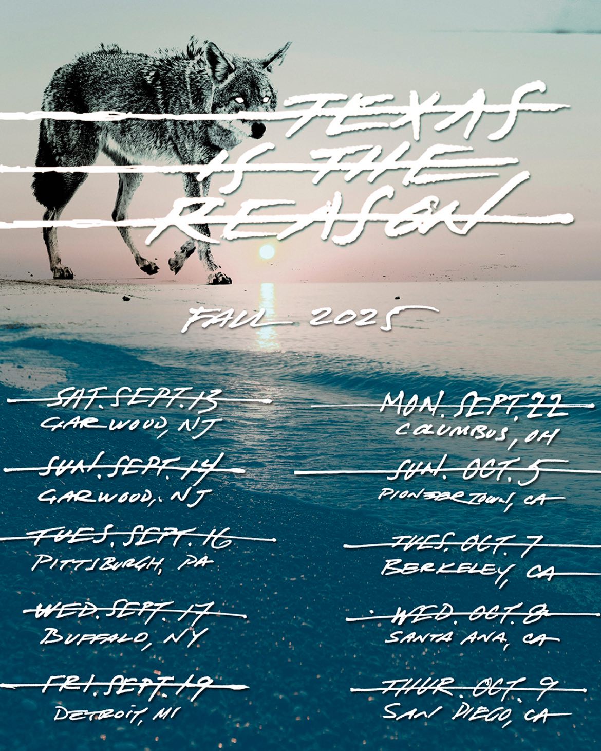 Texas Is The Reason Tour Poster 2026